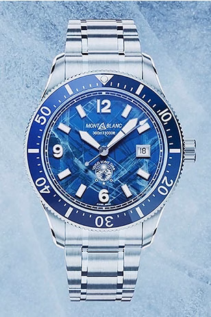 Montblanc: 1858 Iced Sea Automatic Date